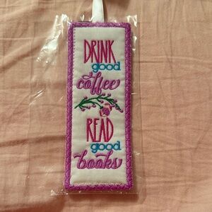 Embroidered Bookmark with Inspirational Quote 6x2 inch